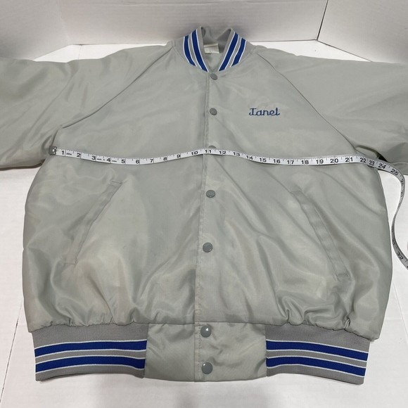 Vintage Hardee’s Nylon Jacket Large, Grey, Button Up, Hartwell USA, Janet - Picture 10 of 14